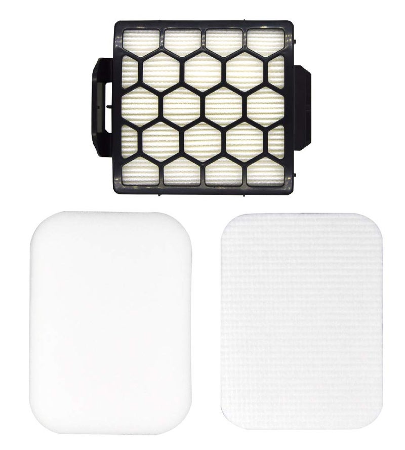 Dttery 4 Foam + Felt, 2 HEPA Filters kit Replacement for Shark Navigator Pet Pro ZU60, ZU62, Pet Plus NV251, NV255, Swivel Pro NV150, NV151 Upright Vacuum, Part 1238FT60 1239FT60 - Image 2